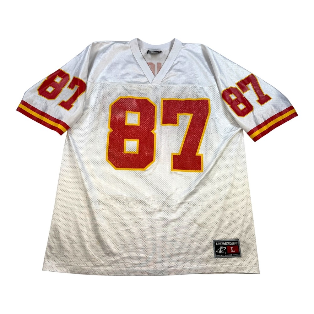 Vtg Kansas City Chiefs Jersey Mens Large NFL Football Logo Athletic Vanover #87